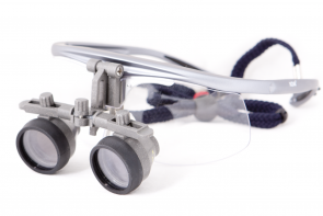 Binocular Dental Glasses. 2x Magnification. Galileo (Galilean) schema